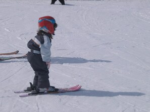 École de ski à 500m.  