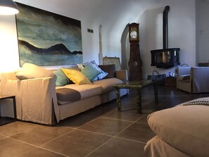 salon cheminée / living room 