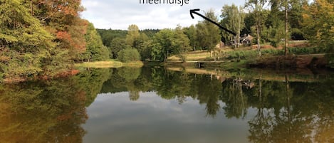 zicht op het meer, vue sur lac, view over lake