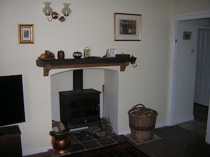 Sitting Room with woodburner