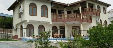 Front of Villa Viola with stunning views to the Black Sea, Albena & Golden Sands