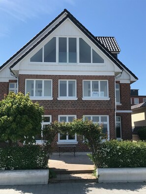 Das Strandhaus Blick vom Strand