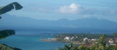 Vue de la terrasse La Dominique