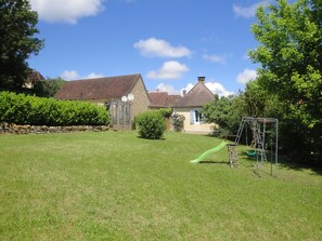 The large enclosed garden