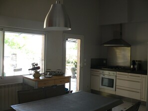 l'espace cuisine.