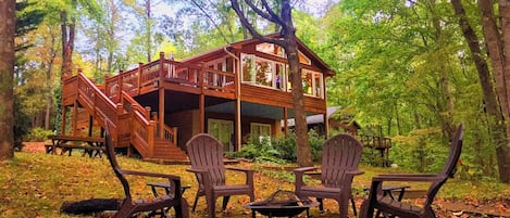 View of home from the lake