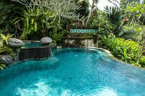 aqua tiled pool