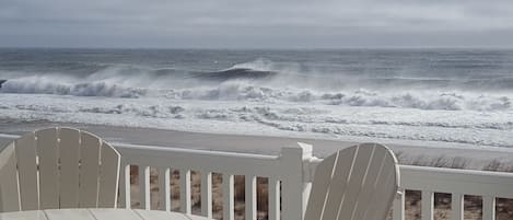 Surf's Up! View from our deck.