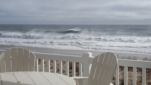 Surf's Up!  View from our deck.