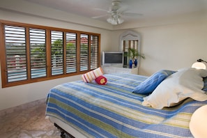 Pool level King suite with full A/C and garden views.