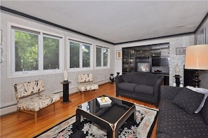 Formal, private living room in the front of the house.  Seats 7.