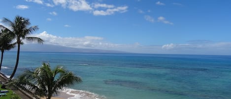 Look left from your lower lanai and see the island of Lanai in the distance...