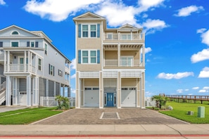 Our beautiful beach house from the street!
