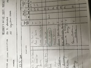 Deed history showing Elmer and Edith Layden as prior home owners.