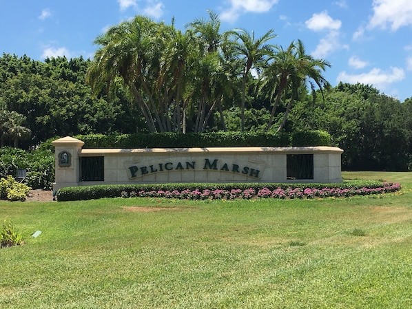Pelican Marsh Entrance