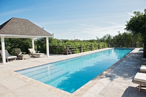 Shared lap pool.