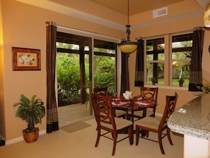 Warm & inviting Dining Room awaits your company.