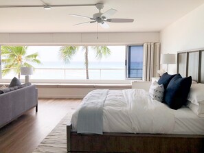 Bed and view