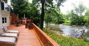 Beautiful views of the river from every seat!