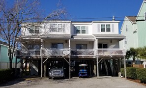 classic raised beach house