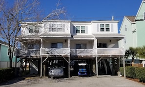 classic raised beach house