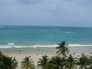 Beach view from balcony