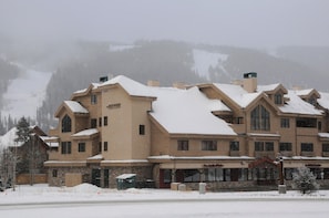 Gateway Lodge in the ski area.  Mile-wide ski run views.  Lots of activities.