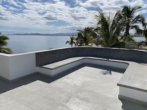 Our Roof Top Seating and Dining Area with incredible views of the Sea of Cortez
