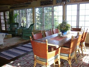 Dining Area Overlooking Ocean