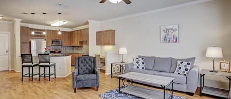 Open living room.