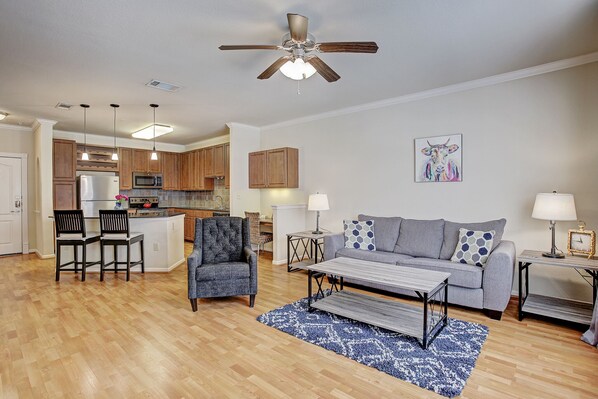 Open living room. 