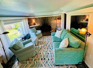 Living Room With Comfy Cozy Furniture