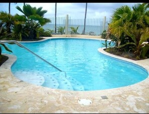 Swimming Pool  overlooking the beach