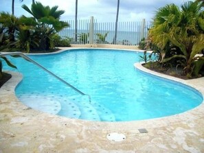 Swimming Pool  overlooking the beach
