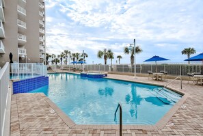 Relax in the Refreshing Waters of the Outdoor Pool.