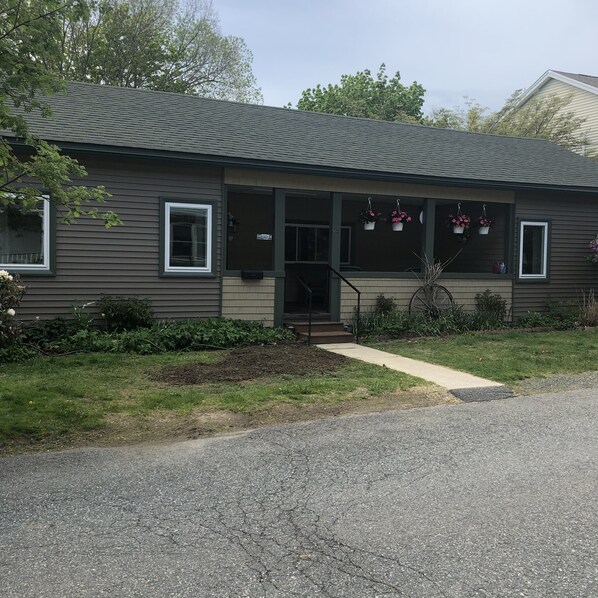 Front view of home.  Recent exterior renovation completed in May 2021.  