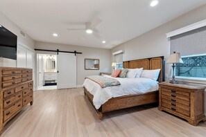 Amazing and comfortable master bedroom downstairs King