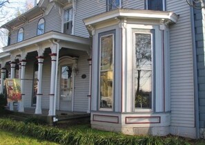 North wing - the historic Stagecoach Inn and Tavern (formerly 2 story log home)