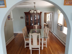 The original hardwood floors were sanded and refinished in the spring of 2021.

