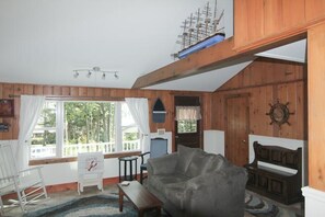 view from kitchen to front door