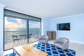 Amazing views from the couch and 55' tv
