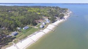 View of Cherry Point area of Gwynn's Island where our cottages are located. 