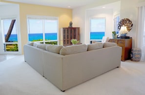 Living Room with Ocean Views