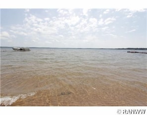 Shell Lake - clear water.  