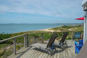View of the bay from the deck