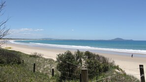 View of Smokey Cape from beach 