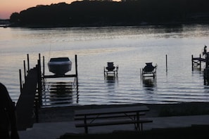 lake view from porch