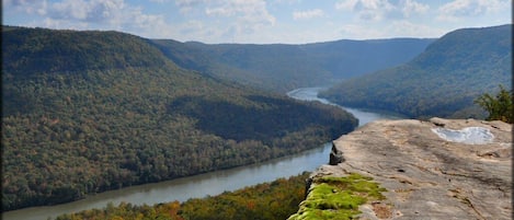 Vue depuis l’hébergement