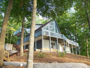 Main house from fire pit.