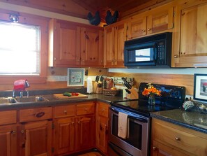 View of the kitchen corner.